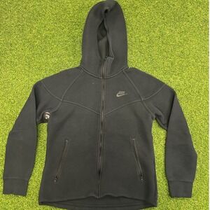 Nike Black Full-Zip Hooded Sweatshirt